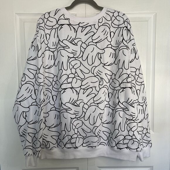 Disney 100 Mickey Mouse Sweatshirt w/Chenille Patch 100th Anniversary Si… - Picture 4 of 7